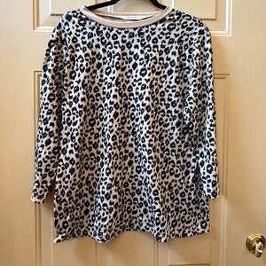 Chic Leopard Print Blouse for Women